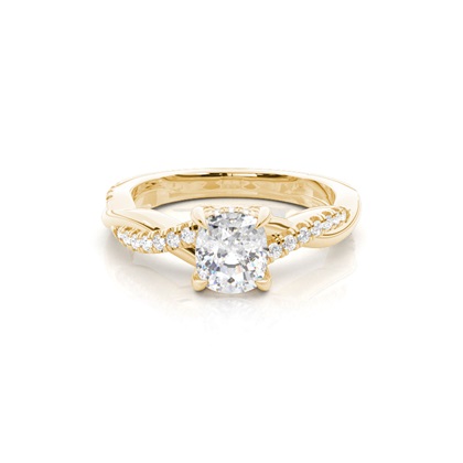 Cushion Cut Diamond Engagement Rings