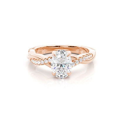 Oval Diamond Engagement Rings