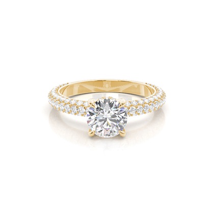Yellow Gold Diamond Engagement Rings