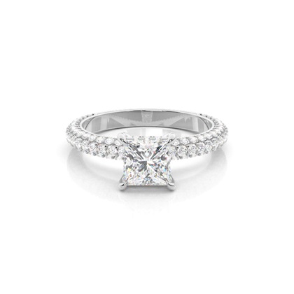 Princess Cut Diamond Engagement Rings