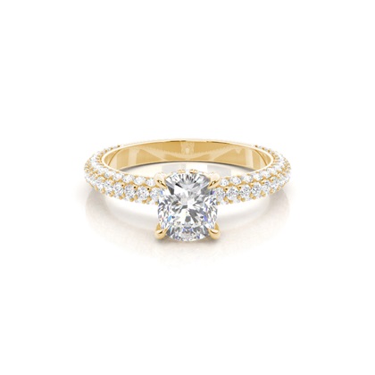 Cushion Cut Diamond Engagement Rings