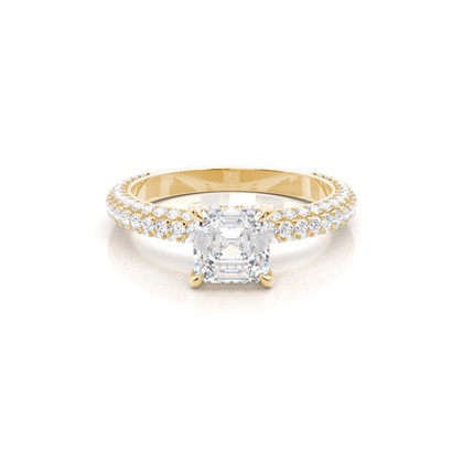 1.00 Carat Halo Verlobungsringe