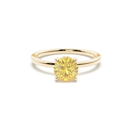 Yellow Gold Yellow Diamond Engagement Rings