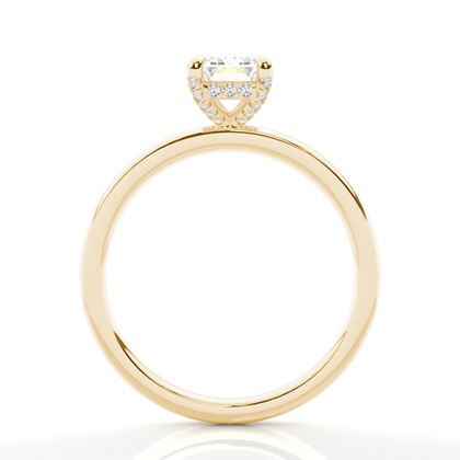 Emerald Cut Diamond Engagement Rings