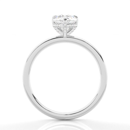 2.00 Carat Platin Halo Verlobungsringe