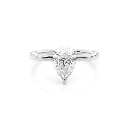 Pear Womens Diamond Engagement Rings