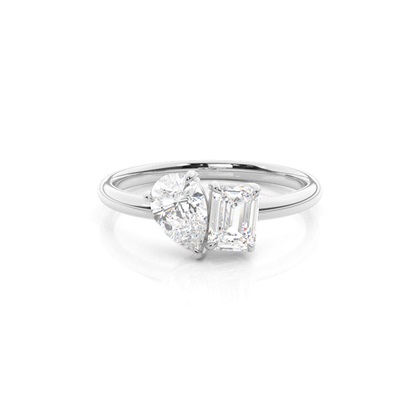 Prong Setting Plain Toi-et-Moi