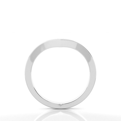 Plain Shaped Wedding Band