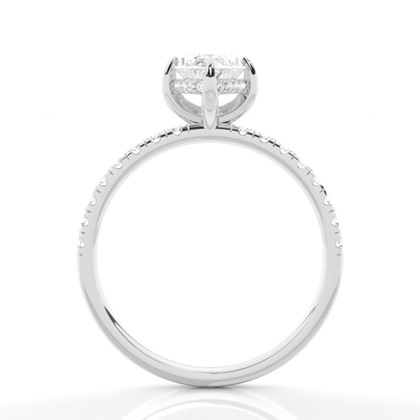 Marquise Schliff Halo Verlobungsringe