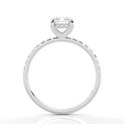 Radiant Halo Engagement Rings