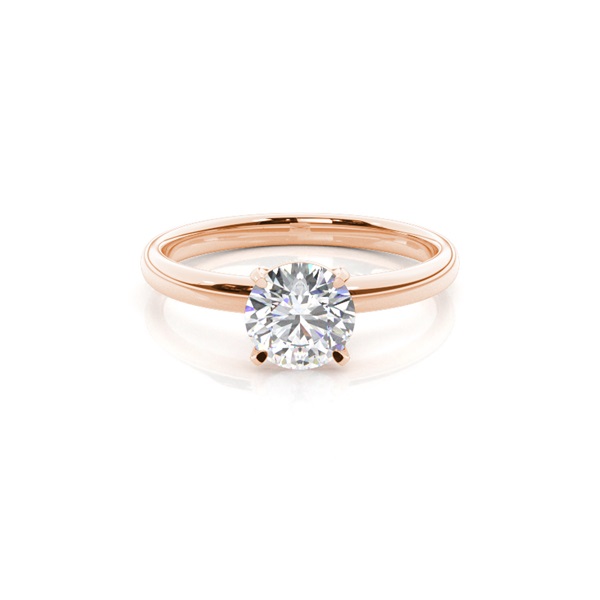 Solitär Verlobungsring mit Krappenfassung