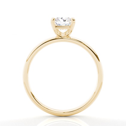 Radiant Solitaire Diamond Engagement Rings