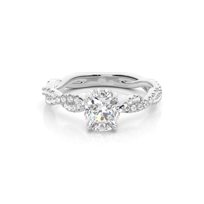 2.00 Carat Platin Halo Verlobungsringe