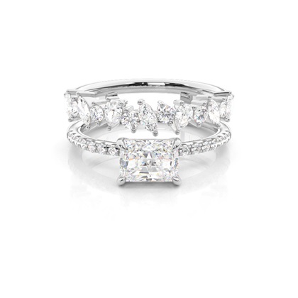 Radiant Diamond Rings