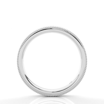Obraczka slubna z Czechrytym diamentem o lekkim kroju Comfort Fit