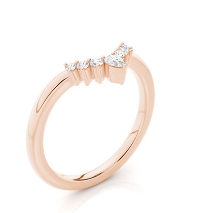 1,8 mm hrebenový pásek ve tvaru diamantu v mírném komfortním strihu
