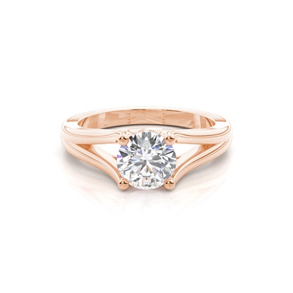 3.00 Carat Rotgold Halo Verlobungsringe