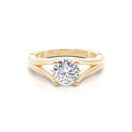 3.00 Carat Gelbgold Halo Verlobungsringe