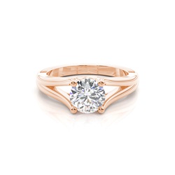 Hidden Halo Diamond Engagement Rings