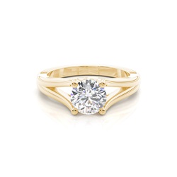 Hidden Halo Diamond Engagement Rings