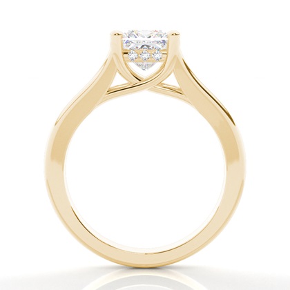 3.00 Carat Gelbgold Halo Verlobungsringe