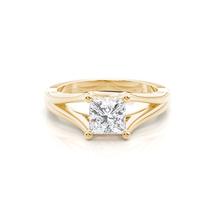 3.00 Carat Gelbgold Halo Verlobungsringe