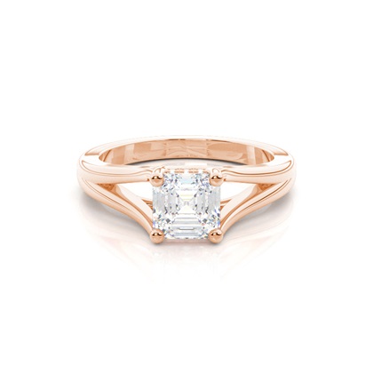 2.00 Carat Rotgold Halo Verlobungsringe