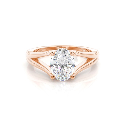 2.00 Carat Rotgold Halo Verlobungsringe