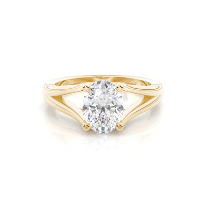 2.00 Carat Gelbgold Halo Verlobungsringe