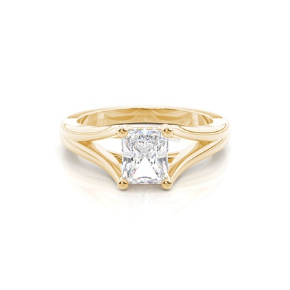 2.00 Carat Gelbgold Halo Verlobungsringe