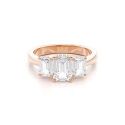 Trilogy Hidden Halo Engagement Rings