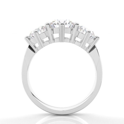 1.00 Carat Weißgold Trilogie Ringe