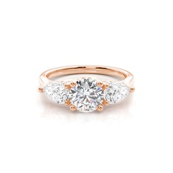 Trilogy Hidden Halo Engagement Rings
