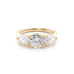 Trilogy Hidden Halo Engagement Rings