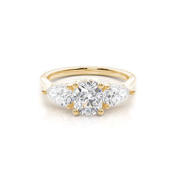 Trilogy Hidden Halo Engagement Rings