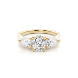 Trilogy Hidden Halo Engagement Rings