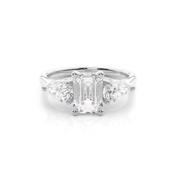 Trilogy Hidden Halo Engagement Rings