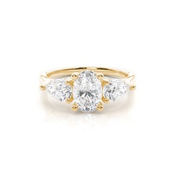 Trilogy Hidden Halo Engagement Rings