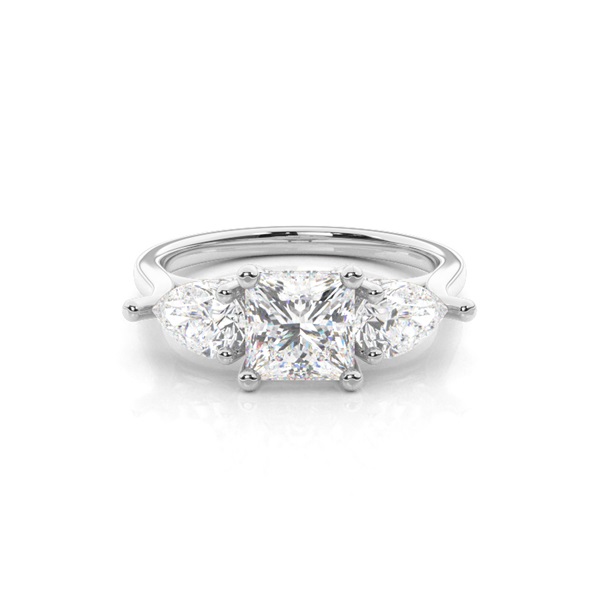 Trilogy Hidden Halo Engagement Rings