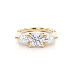 Trilogy Hidden Halo Engagement Rings