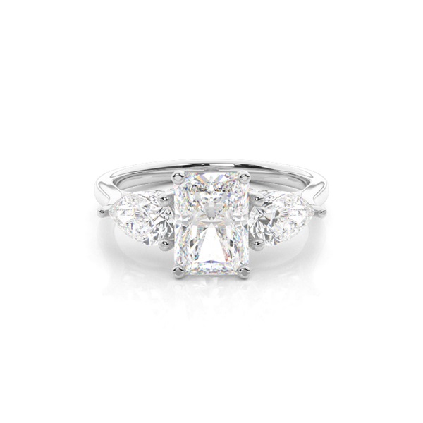 Trilogy Hidden Halo Engagement Rings