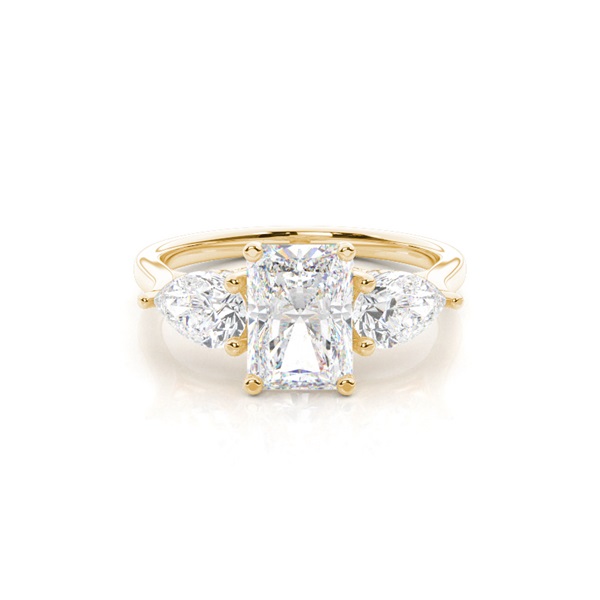 Trilogy Hidden Halo Engagement Rings