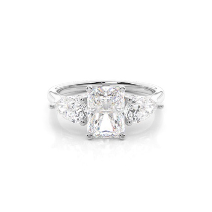 White Gold Trilogy Engagement Rings