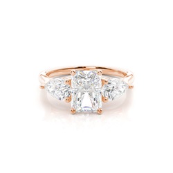 Trilogy Hidden Halo Engagement Rings
