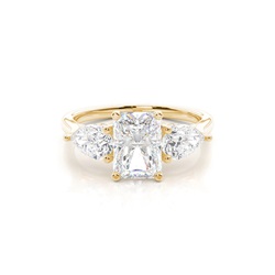 Trilogy Hidden Halo Engagement Rings