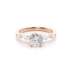 Hidden Halo Diamond Engagement Rings