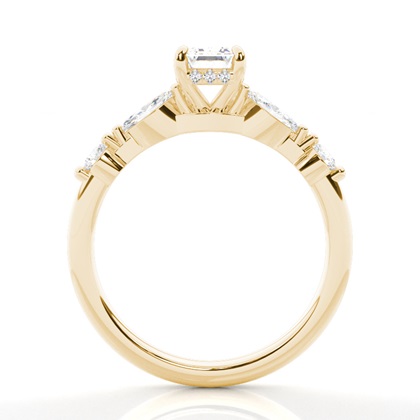 Verlobungsringe mit verstecktem Halo-Diamant