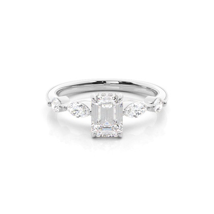 Emerald-Cut Diamond Rings
