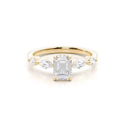 Emerald-Cut Diamond Rings