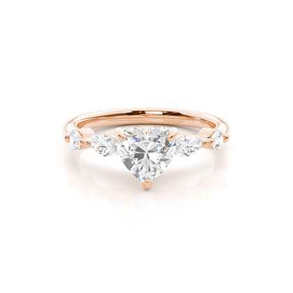 Rose Gold Diamond Engagement Rings
